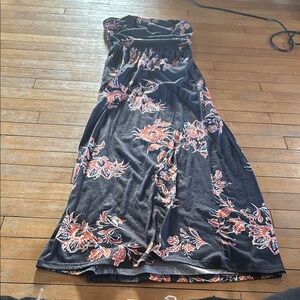 Grace Karin Floral Strapless Dress